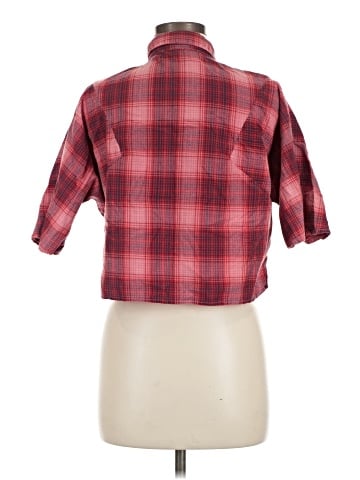 Topshop 3/4 Sleeve Button-Down Shirt (view 2)