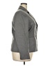 Black Label by Evan Picone 100% Polyester Gray Blazer Size 18 - photo 4