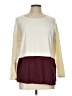MICHAEL Michael Kors Color Block Ivory Pullover Sweater Size L - photo 1