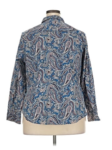 Talbots Long Sleeve Button-Down Shirt (view 2)