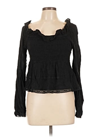 American Eagle Outfitters Long Sleeve Blouse (view 1)