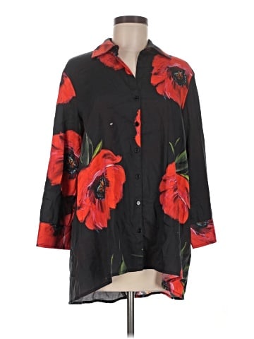 Finley 3/4 Sleeve Button-Down Shirt (view 1)