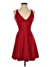 Shein Solid Red Cocktail Dress Size 4 - photo 1