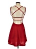 Shein Solid Red Cocktail Dress Size 4 - photo 2