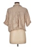 Zara Tan Short Sleeve Blouse Size M - photo 2