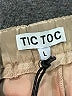 Tic : Toc Metallic Gold Khaki Shorts Size L - photo 3