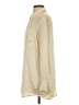 Theory Color Block Ivory Long Sleeve Button-Down Shirt Size S - photo 5