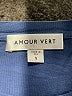 Amour Vert Blue Short Sleeve Top Size S - photo 7