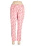 J. McLaughlin Print Pink Active Pants Size L - photo 1