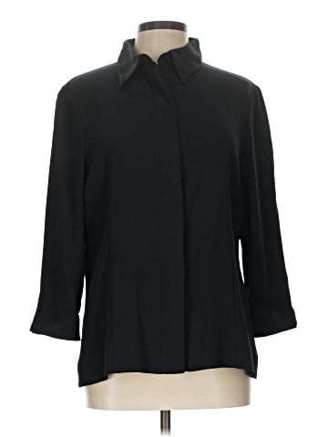 Garfield & Marks 3/4 Sleeve Button-Down Shirt (view 1)