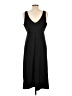 Eddie Bauer Solid Black Casual Dress Size L - photo 2