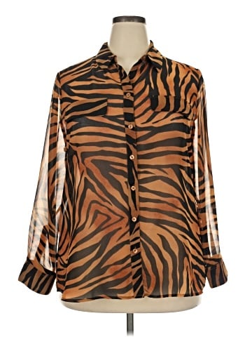 Chico's Long Sleeve Blouse (view 1)