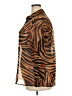 Chico's 100% Polyester Animal Print Brown Long Sleeve Blouse Size 18 - photo 5