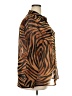 Chico's 100% Polyester Animal Print Brown Long Sleeve Blouse Size 18 - photo 4
