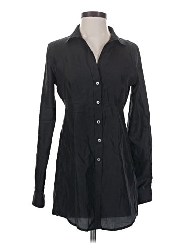 James Perse Long Sleeve Silk Top (view 1)