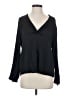 Vince. 100% Polyester Black Long Sleeve Blouse Size S - photo 1