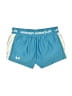 Under Armour 100% Polyester Color Block Blue Athletic Shorts Size M (youth) - photo 1