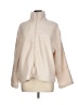 Divided by H&M 100% Polyester Solid Ivory Faux Fur Jacket Size L - photo 1