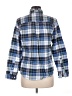 L.L.Bean Plaid Blue Long Sleeve Button-Down Shirt Size M (petite) - photo 2