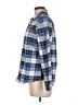L.L.Bean Plaid Blue Long Sleeve Button-Down Shirt Size M (petite) - photo 5