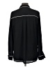 Topshop 100% Polyester Black Long Sleeve Blouse Size 12 - photo 2