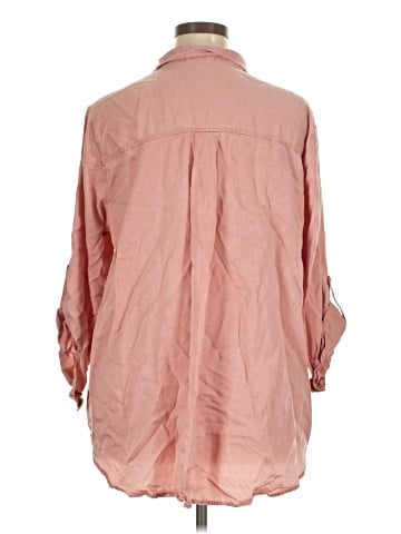 Jane and Delancey 3/4 Sleeve Button-Down Shirt (view 2)