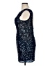 Scala 100% Polyester Stars Blue Cocktail Dress Size 14 - photo 5