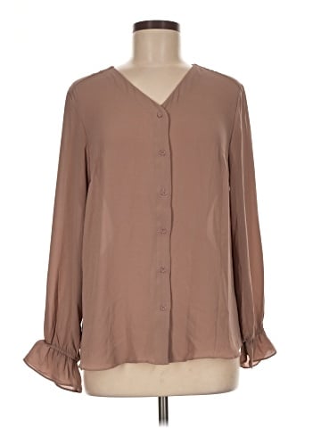 T Tahari Long Sleeve Blouse (view 1)