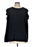 Ann Taylor LOFT Black Sleeveless T-Shirt Size L - photo 1
