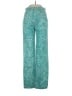 Ganni 100% Cotton Paisley Teal Jeans Size 25 waist - photo 1