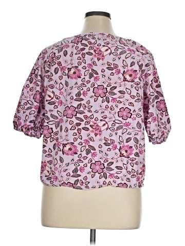 Ann Taylor Short Sleeve Blouse (view 2)