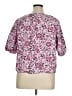 Ann Taylor Pink Short Sleeve Blouse Size XL - photo 2