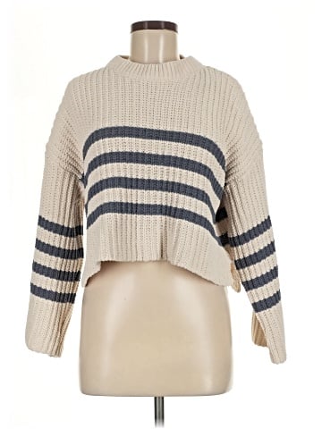 Pink Rose Turtleneck Sweater (view 1)