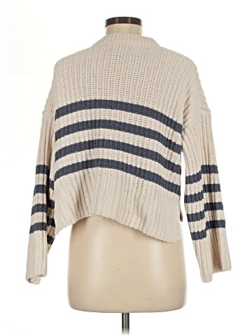 Pink Rose Turtleneck Sweater (view 2)