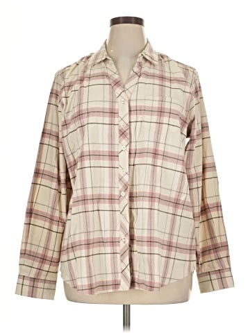 Weatherproof Long Sleeve Button-Down Shirt (view 1)