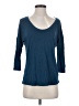 Gap 100% Rayon Blue 3/4 Sleeve T-Shirt Size S - photo 1
