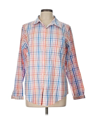 L.L.Bean 3/4 Sleeve Button-Down Shirt (view 1)