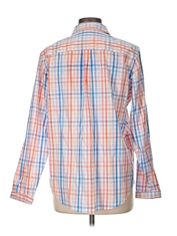 L.L.Bean 3/4 Sleeve Button-Down Shirt (view 2)