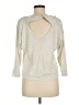 Roxy 100% Cotton Ivory Pullover Sweater Size M - photo 2