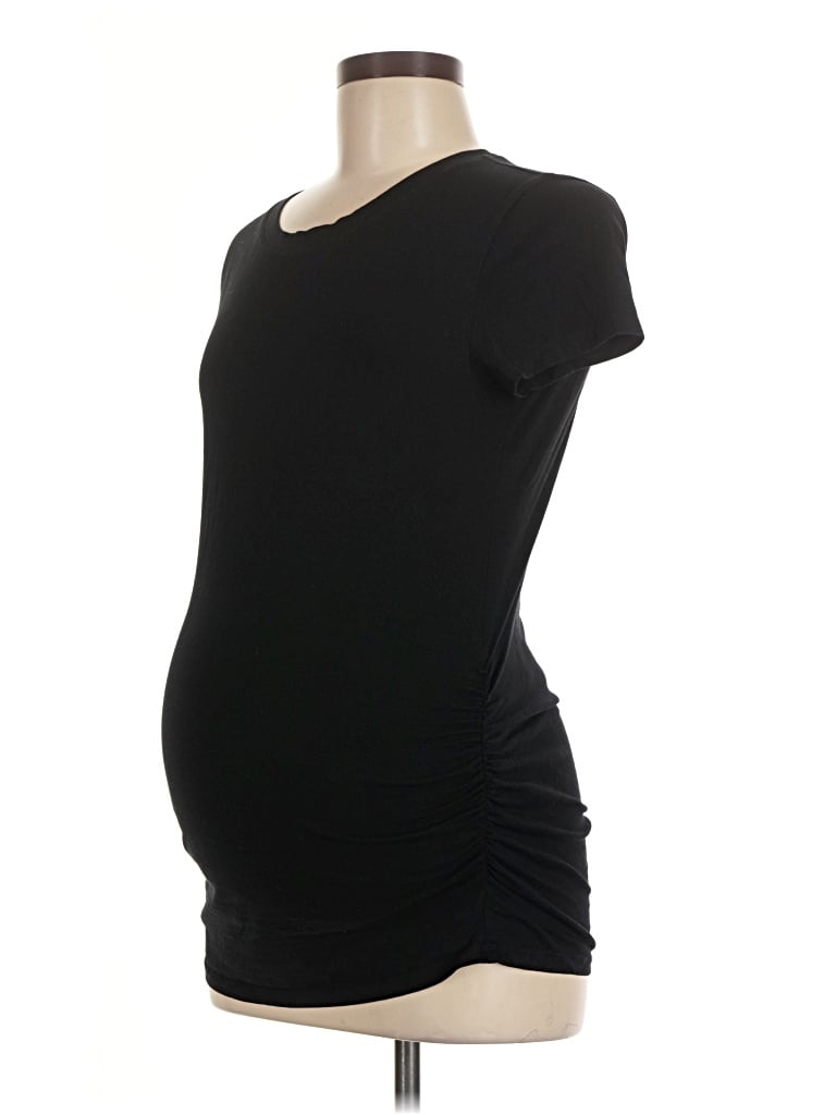 Pre-owned Old Navy - Maternity Short Sleeve T-shirt In Black
