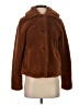 Only 100% Polyester Brown Faux Fur Jacket Size S - photo 1
