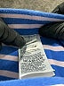 Crewcuts Stripes Blue Leggings Size 6 - photo 3