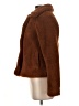 Only 100% Polyester Brown Faux Fur Jacket Size S - photo 5