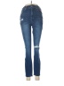 7 For All Mankind Hearts Blue Jeans Size 28 waist - photo 1