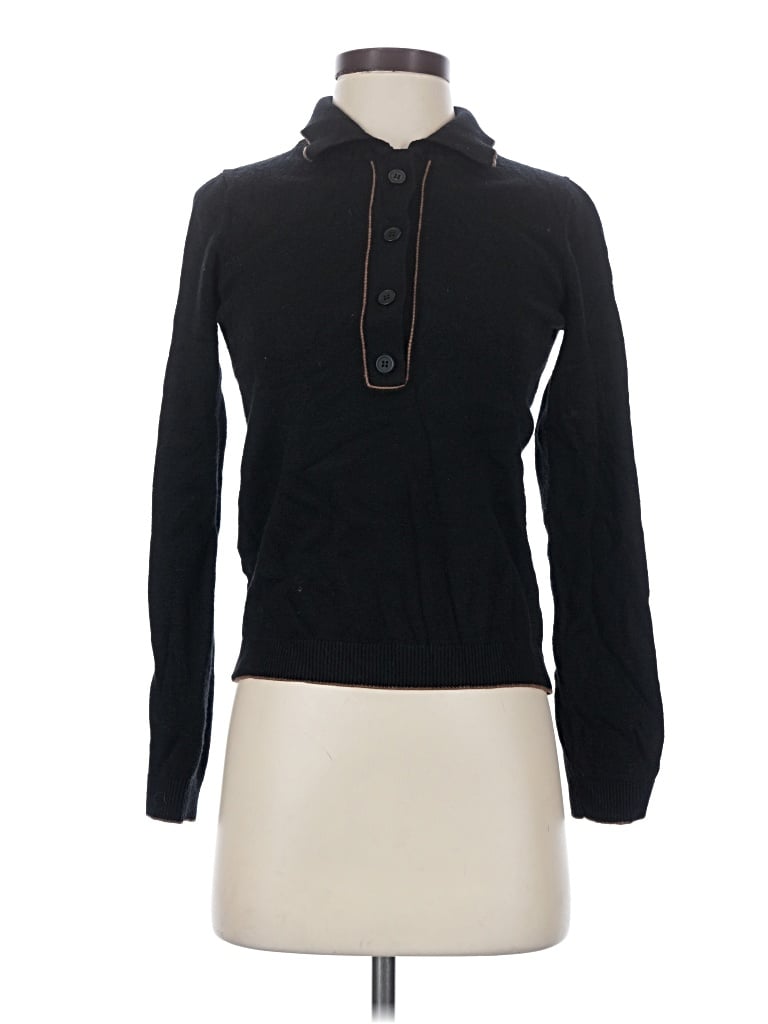 Pre-owned Max Studio Pullover Sweater In Black