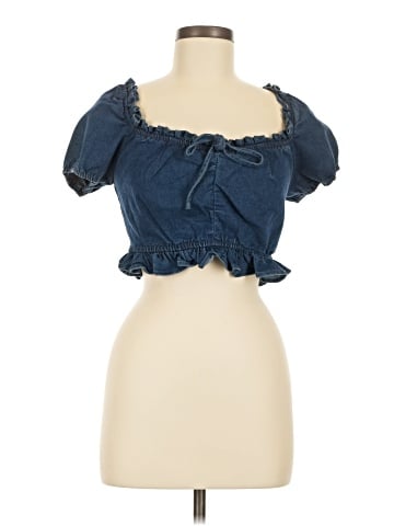 Chocolate Short Sleeve Top (view 1)