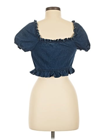 Chocolate Short Sleeve Top (view 2)