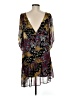BCBGeneration 100% Polyester Paisley Brown Cocktail Dress Size M - photo 2