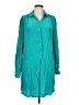 BCBGMAXAZRIA Teal Long Sleeve Blouse Size L - photo 1