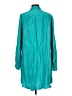 BCBGMAXAZRIA Teal Long Sleeve Blouse Size L - photo 2